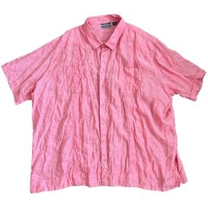 Cubavera — Men's Pink 100% Linen Size 5X